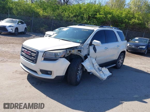 2013 GMC Acadia SLT with VIN 1GKKVRKD5DJ153329, listed as a IAAI auction lot 42039953 with 130,688 mi miles. Bid and sale history available at carsss.com. Image 2.
