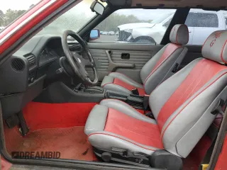 1988 BMW 3 Series 325iS with VIN WBAAA2303J8260983, listed as a Copart auction lot 76804604 with 229,222 mi miles and Salvage Title. Bid and sale history available at carsss.com. Image 7.