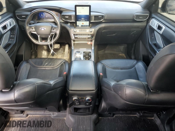 2020 Ford Explorer ST with VIN 1FM5K8GC2LGC22299, listed as a Copart auction lot 43443955 with 91,481 mi miles and Salvage Title. Bid and sale history available at DreamBid. Image 8.