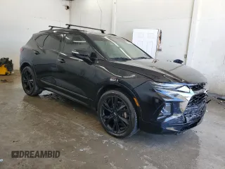 2019 Chevrolet Blazer RS with VIN 3GNKBJRS7KS679698, listed as a Copart auction lot 61201795 with 74,261 mi miles and Salvage title. Bid and sale history available at DreamBid. Image 4.