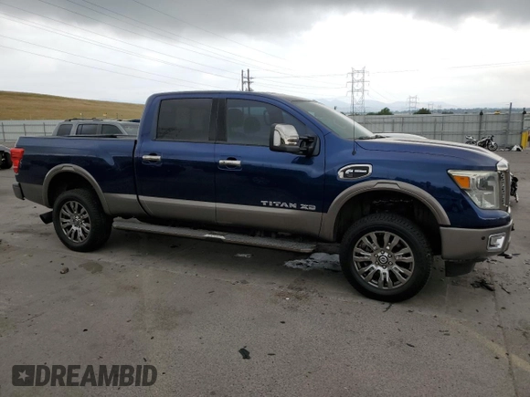 2016 Nissan Titan Platinum Reserve with VIN 1N6BA1F4XGN515605, listed as a Copart auction lot 65182285 with 62,139 mi miles and Clean title. Bid and sale history available at DreamBid. Image 4.