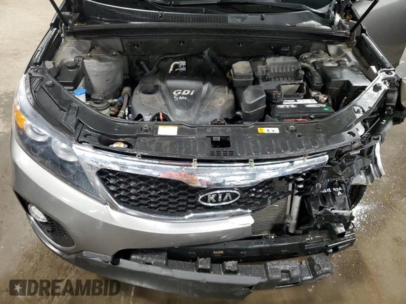 2013 Kia Sorento LX with VIN 5XYKTCA61DG401531, listed as a Copart auction lot 43551355 with 191,920 mi miles and Salvage Title. Bid and sale history available at carsss.com. Image 13.