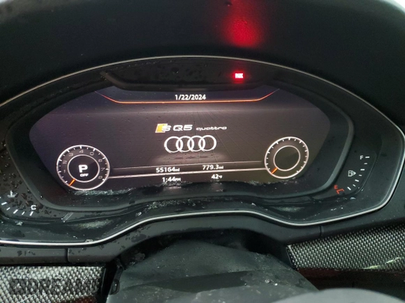2019 Audi SQ5 Premium Plus with VIN WA1B4AFY3K2020857, listed as a Copart auction lot 39372154 with 55,164 mi miles and . Bid and sale history available at DreamBid. Image 9.
