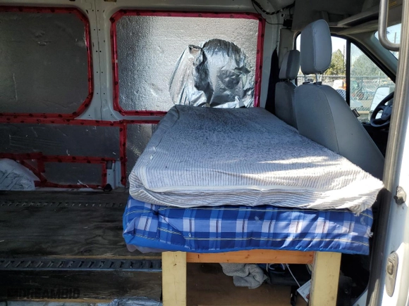 2017 Ford Transit Van with VIN 1FTYR2CM5HKA45339, listed as a Copart auction lot 76193464 with NaN miles and Salvage Title. Bid and sale history available at carsss.com. Image 11.