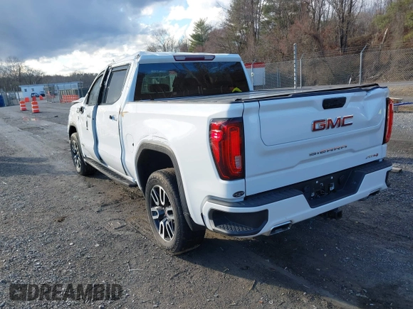 2021 GMC Sierra 1500 AT4 with VIN 3GTP9EEL1MG405564, listed as a IAAI auction lot 41214073 with 49,114 mi miles. Bid and sale history available at carsss.com. Image 3.