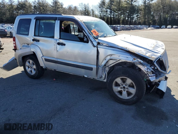 2012 Jeep Liberty Sport with VIN 1C4PJMAK8CW211242, listed as a Copart auction lot 47434565 with 112,723 mi miles and Salvage Title. Bid and sale history available at DreamBid. Image 4.