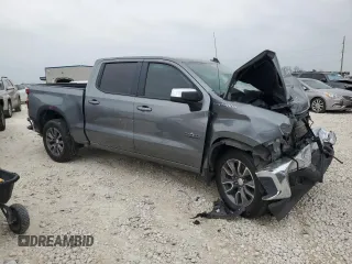 2021 Chevrolet Silverado 1500 LT with VIN 3GCPWCEDXMG193740, listed as a Copart auction lot 51290035 with Not Provided miles and Salvage Title. Bid and sale history available at DreamBid. Image 4.