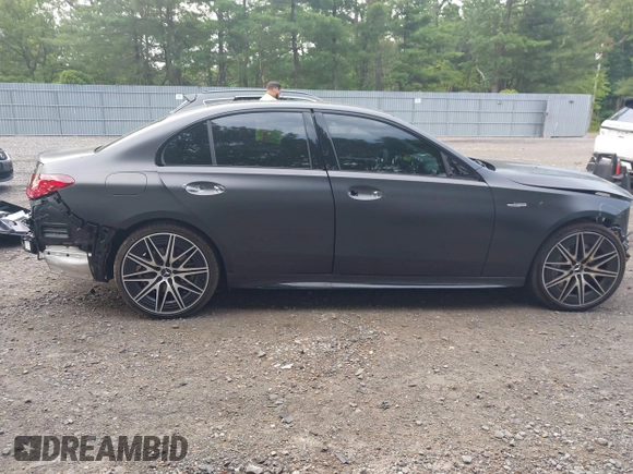 2025 Mercedes-Benz C 43 AMG with VIN W1KAF8HB1SR256613, listed as a IAAI auction lot 42376954 with 1,570 mi miles and . Bid and sale history available at DreamBid. Image 13.