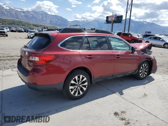 2015 Subaru Outback Limited with VIN 4S4BSBJC8F3238429, listed as a Copart auction lot 54158465 with 181,174 mi miles and Salvage Title. Bid and sale history available at DreamBid. Image 3.