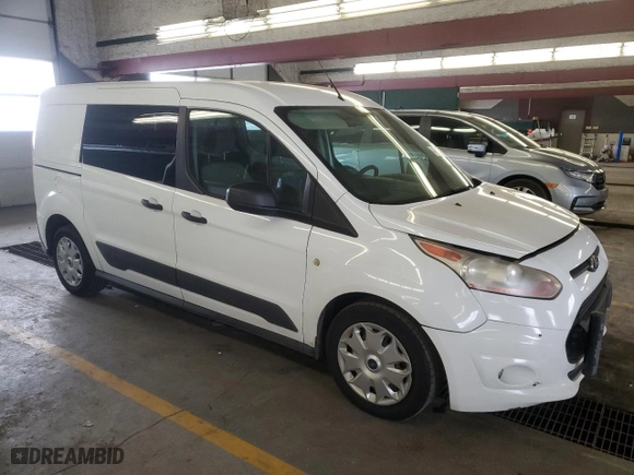 2016 Ford Transit Connect XLT with VIN NM0LS7FX8G1238569, listed as a Copart auction lot 45000505 with 168,037 mi miles and Clean Title. Bid and sale history available at carsss.com. Image 4.