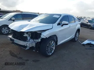 2022 Lexus RX with VIN 2T2JZMAA8NC239507, listed as a IAAI auction lot 41846081 with 17,438 mi miles. Bid and sale history available at carsss.com. Image 2.