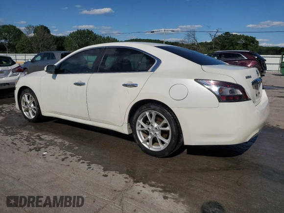 2014 Nissan Maxima S with VIN 1N4AA5AP9EC485809, listed as a Copart auction lot 58154995 with 174,201 mi miles and Non repairable. Bid and sale history available at DreamBid. Image 2.