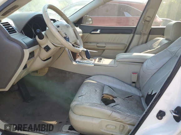 2008 Infiniti M with VIN JNKAY01F98M651369, listed as a Copart auction lot 70966624 with 164,593 mi miles and Salvage Title. Bid and sale history available at DreamBid. Image 7.