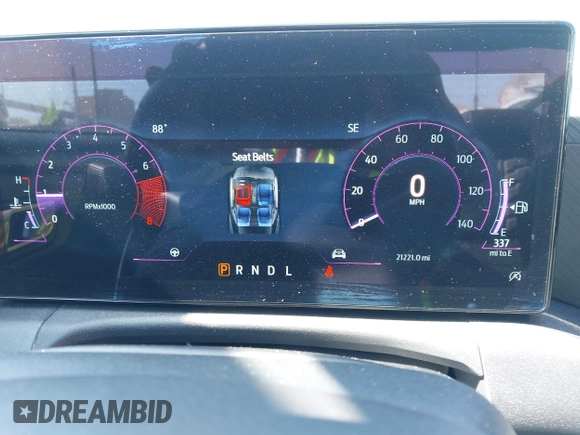 2024 Ford Mustang EcoBoost with VIN 1FA6P8THXR5110680, listed as a IAAI auction lot 42598400 with 21,221 mi miles and . Bid and sale history available at DreamBid. Image 7.