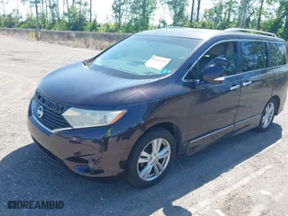 2011 Nissan Quest SL with VIN JN8AE2KP1B9001365, listed as a IAAI auction lot 42081595 with 248,708 mi miles. Bid and sale history available at carsss.com. Image 2.