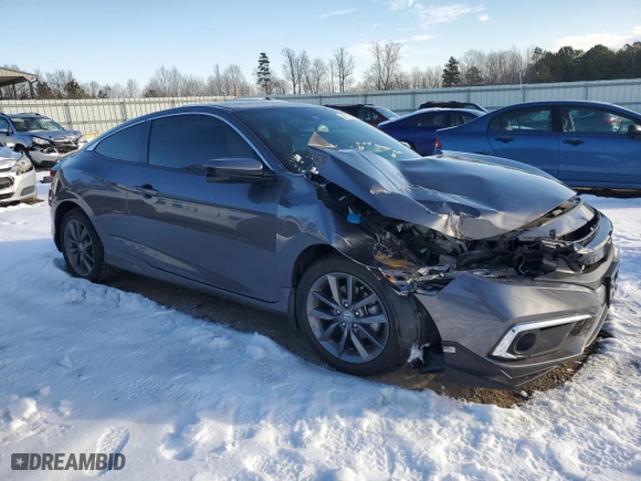 2019 Honda Civic Coupe EX with VIN 2HGFC3B39KH357266, listed as a Copart auction lot 88107285 with NaN miles and Salvage Title. Bid and sale history available at carsss.com. Image 4.