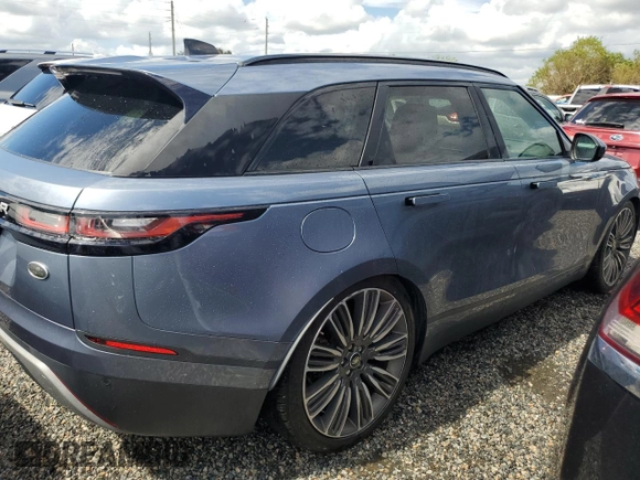 2019 Land Rover Range Rover Velar S with VIN SALYB2FV7KA215666, listed as a Copart auction lot 74099044 with Not provided miles and Non repairable. Bid and sale history available at DreamBid. Image 3.
