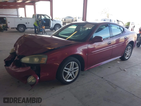 2006 Pontiac Grand Prix GT z VIN 2G2WR554661185696, wystawiony jako IAAI lot #41558432 z przebiegiem 179 232 mil mil oraz . Historia ofert i sprzedaży dostępna na DreamBid. Obrazek 2.