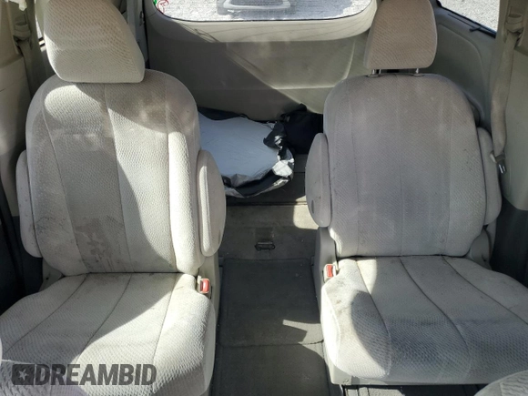 2013 Toyota Sienna LE with VIN 5TDJK3DC7DS069825, listed as a Copart auction lot 46951975 with 190,762 mi miles and Salvage Title. Bid and sale history available at carsss.com. Image 10.