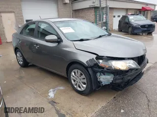 2012 Kia Forte EX with VIN KNAFU4A20C5488859, listed as a IAAI auction lot 41910105 with 144,573 mi miles. Bid and sale history available at carsss.com. Image 1.