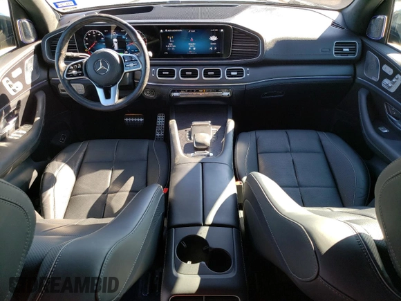2021 Mercedes-Benz GLS 580 with VIN 4JGFF8GE1MA386688, listed as a Copart auction lot 40068664 with 26,455 mi miles and . Bid and sale history available at DreamBid. Image 8.