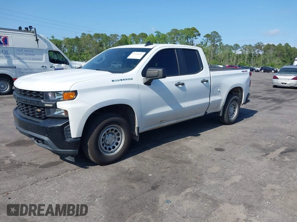 2019 Chevrolet Silverado 1500 Work Truck with VIN 1GCRYAEH3KZ392586, listed as a IAAI auction lot 42116607 with 122,537 mi miles and . Bid and sale history available at DreamBid. Image 17.
