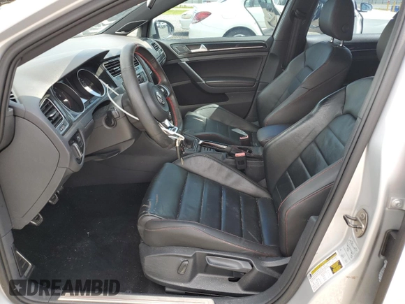 2016 Volkswagen Golf GTI SE with VIN 3VW5T7AU1GM008572, listed as a Copart auction lot 74086374 with 0 mi miles and Salvage Title. Bid and sale history available at carsss.com. Image 7.