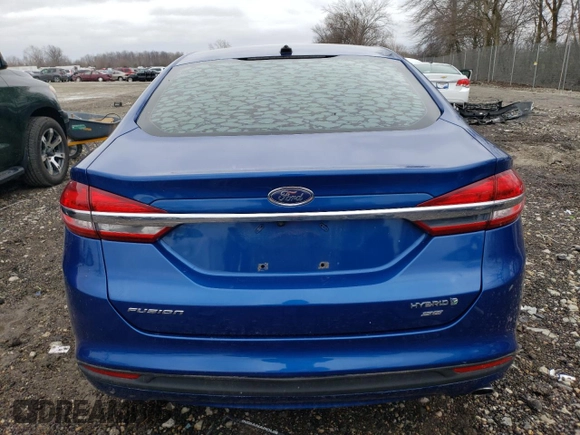 2017 Ford Fusion Hybrid SE with VIN 3FA6P0LU9HR385385, listed as a Copart auction lot 48885275 with 141,201 mi miles and Non repairable. Bid and sale history available at DreamBid. Image 6.