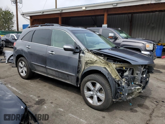 2012 Acura MDX Tech Pkg with VIN 2HNYD2H33CH506479, listed as a Copart auction lot 51346705 with 115,155 mi miles and Salvage Title. Bid and sale history available at carsss.com. Image 4.