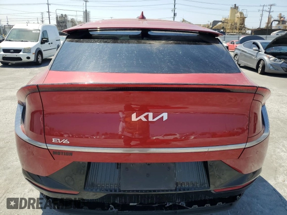 2022 Kia EV6 Wind with VIN KNDC3DLC8N5035414, listed as a Copart auction lot 58713064 with 66,795 mi miles and Salvage Title. Bid and sale history available at carsss.com. Image 6.