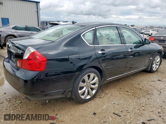 2007 Infiniti M Sport z VIN JNKAY01E07M300436, wystawiony jako Copart lot #55574655 z przebiegiem 128 599 mil mil oraz Szkoda całkowita • Salvage title. Historia ofert i sprzedaży dostępna na DreamBid. Obrazek 3.