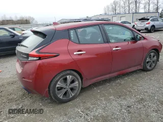 2020 Nissan LEAF SV with VIN 1N4AZ1CP3LC301685, listed as a Copart auction lot 48599765 with 35,253 mi miles and Salvage title. Bid and sale history available at DreamBid. Image 3.