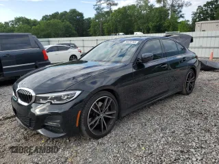 2021 BMW 3 Series 330i with VIN 3MW5R1J09M8B65389, listed as a Copart auction lot 56620765 with 48,487 mi miles and Salvage title. Bid and sale history available at DreamBid. Image 1.