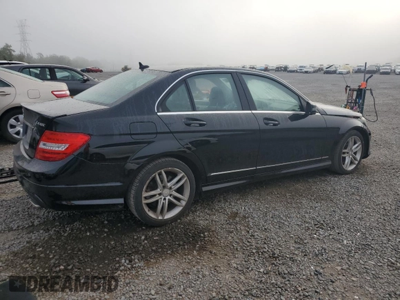 2013 Mercedes-Benz C 300 Sport with VIN WDDGF8AB9DR293254, listed as a Copart auction lot 51088535 with 131,314 mi miles and Salvage Title. Bid and sale history available at DreamBid. Image 3.