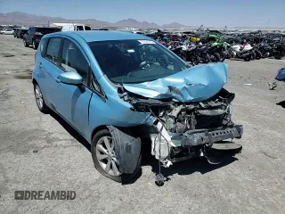 2015 Nissan Note SL z VIN 3N1CE2CP4FL368800, wystawiony jako Copart lot #57629755 z przebiegiem Nie podano mil oraz Szkoda całkowita • Salvage title. Historia ofert i sprzedaży dostępna na DreamBid. Obrazek 14.