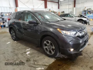 2019 Honda CR-V EX with VIN 5J6RW2H51KL034865, listed as a Copart auction lot 52435455 with 101,597 mi miles and Salvage Title. Bid and sale history available at DreamBid. Image 4.