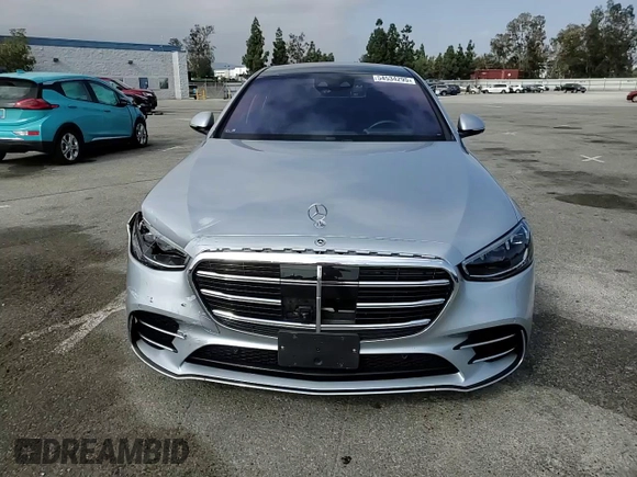 2022 Mercedes-Benz S 580 with VIN W1K6G7GB4NA097913, listed as a Copart auction lot 54534295 with Not Provided miles and Salvage Title. Bid and sale history available at DreamBid. Image 13.