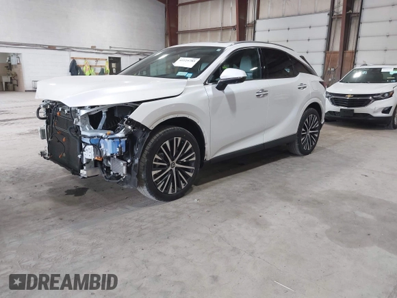 2024 Lexus RX 350h with VIN 2T2BBMCA6RC039544, listed as a IAAI auction lot 42224785 with 9,952 mi miles and . Bid and sale history available at DreamBid. Image 20.