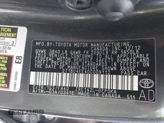 2013 Toyota Corolla L with VIN 2T1BU4EE4DC009112, listed as a IAAI auction lot 41971642 with 96,603 mi miles. Bid and sale history available at carsss.com. Image 9.
