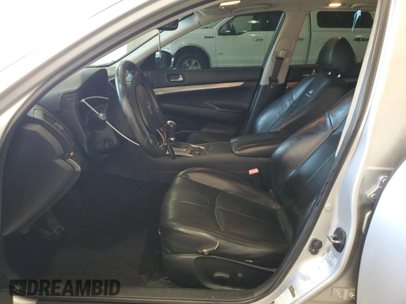 2012 Infiniti G37 x with VIN JN1CV6AR6CM971096, listed as a Copart auction lot 52460135 with 167,615 mi miles and Salvage Title. Bid and sale history available at DreamBid. Image 7.