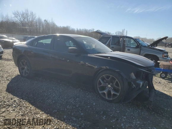 2018 Dodge Charger SXT Plus with VIN 2C3CDXHG6JH176662, listed as a Copart auction lot 48028425 with 132,776 mi miles and Salvage Title. Bid and sale history available at DreamBid. Image 4.