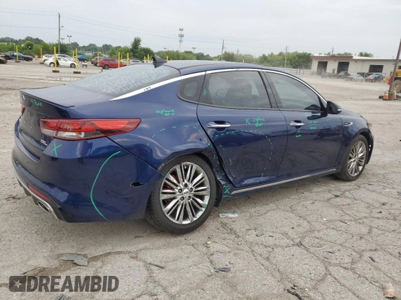 2016 Kia Optima SXL Turbo with VIN 5XXGV4L27GG118110, listed as a Copart auction lot 60284355 with 91,913 mi miles and Salvage title. Bid and sale history available at DreamBid. Image 3.