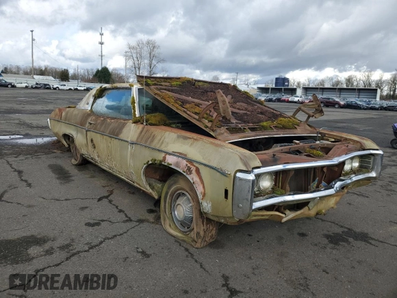 1969 Chevrolet Impala z VIN 164479J176501, wystawiony jako Copart lot #48632015 z przebiegiem Nie podano mil oraz Czysty tytuł • Clean title. Historia ofert i sprzedaży dostępna na DreamBid. Obrazek 4.