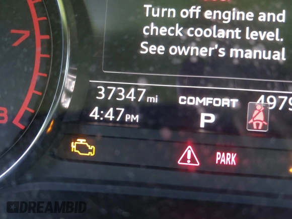 2019 Audi Q5 Premium with VIN WA1ANAFYXK2098173, listed as a IAAI auction lot 41675450 with 37,347 mi miles and . Bid and sale history available at DreamBid. Image 7.