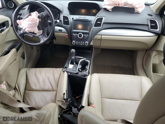 2016 Acura RDX Tech Pkg with VIN 5J8TB4H57GL006886, listed as a Copart auction lot 85125324 with 0 mi miles and Salvage Title. Bid and sale history available at carsss.com. Image 8.