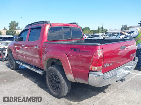 2007 Toyota Tacoma PreRunner with VIN 5TEJU62N77Z370439, listed as a IAAI auction lot 42674895 with 180,770 mi miles and . Bid and sale history available at DreamBid. Image 3.