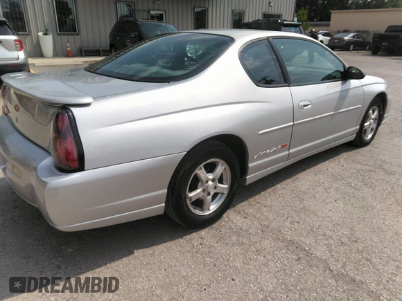 2000 Chevrolet Monte Carlo SS with VIN 2G1WX12K0Y9364844, listed as a IAAI auction lot 42081661 with 97,489 mi miles. Bid and sale history available at carsss.com. Image 4.