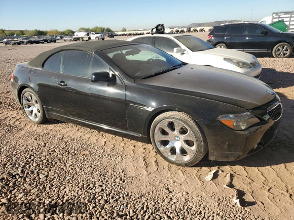 2005 BMW 6 Series 645Ci with VIN WBAEK73445B326867, listed as a Copart auction lot 80793824 with 78,988 mi miles and Clean Title. Bid and sale history available at carsss.com. Image 4.