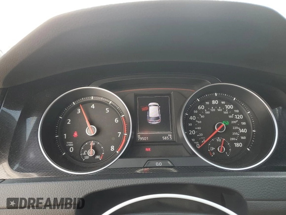 2015 Volkswagen Golf GTI Autobahn with VIN 3VW4T7AU5FM016751, listed as a Copart auction lot 53687814 with 79,501 mi miles. Bid and sale history available at carsss.com. Image 9.