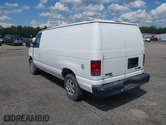 2011 Ford Econoline Cargo Commercial with VIN 1FTNE1EW4BDA34187, listed as a IAAI auction lot 42164691 with 210,699 mi miles. Bid and sale history available at carsss.com. Image 3.
